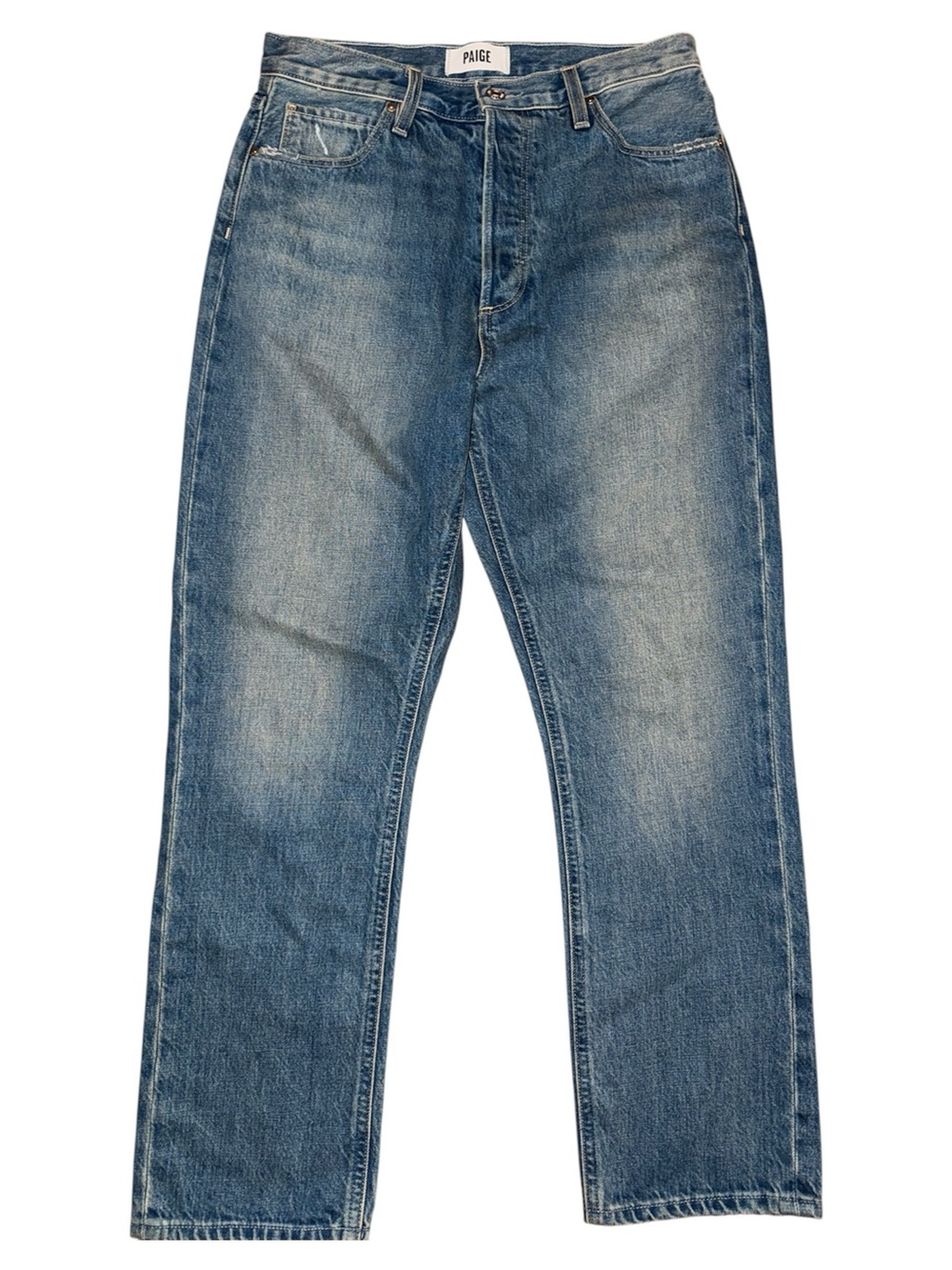 PAIGE Billy Crop High Rise Straight Leg Jeans Size 27 – Roxy Wash